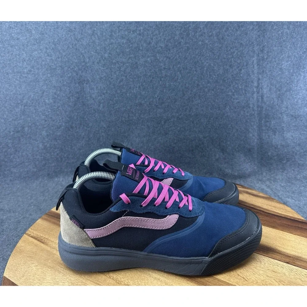 VANS UltraRange Gibraltar Sea Blue Ebony Black Pink Mens Skate Shoes Size 8